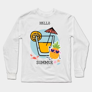 Hullo Summer Long Sleeve T-Shirt